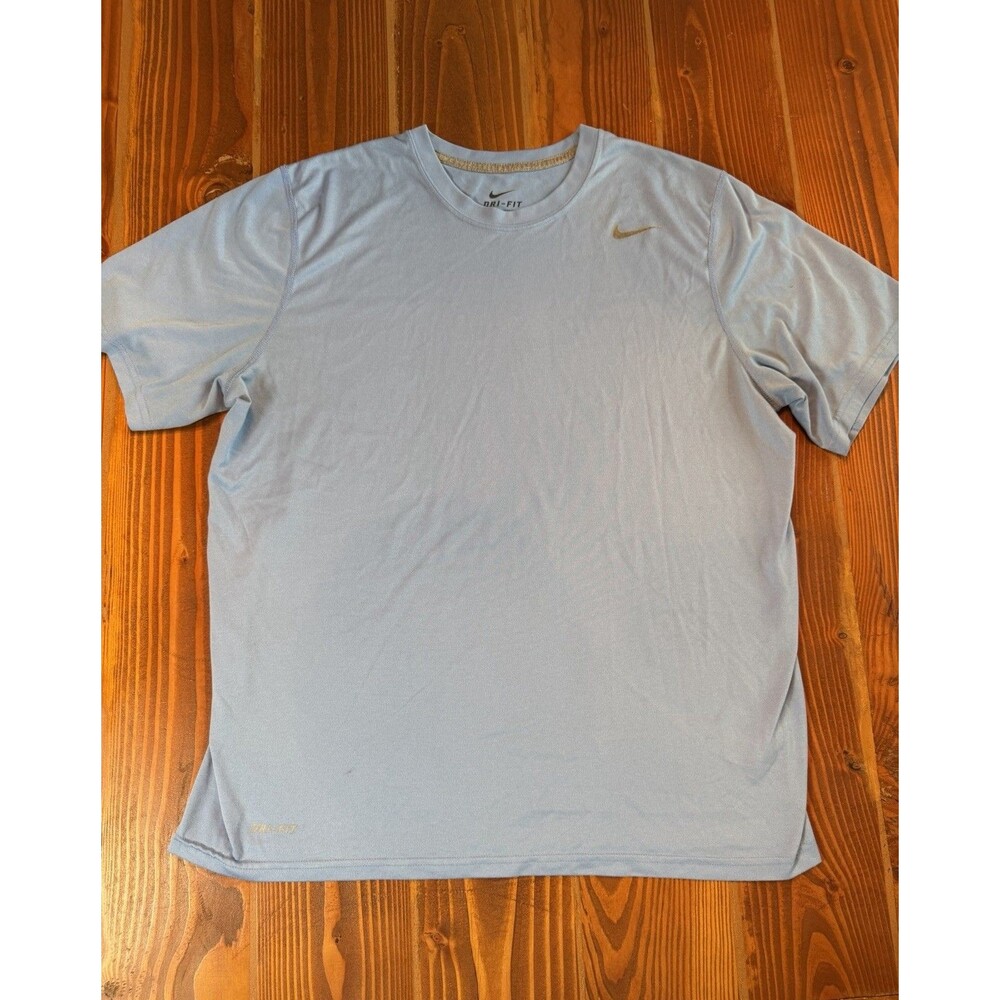 Nike Dri-Fit Tee Shirt Men’s Large  Light Blue Performance Lightweight
